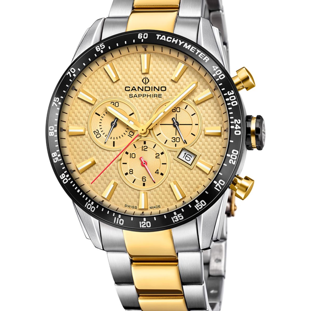 CANDINO - Reloj C4748/A Candino Swiss Dorado Hombre Gents Classic