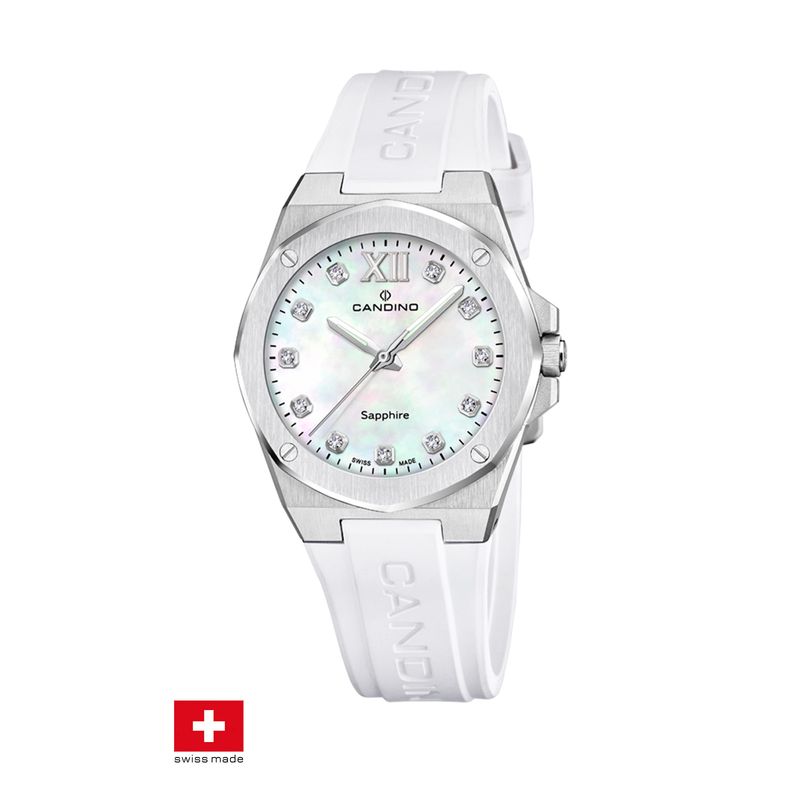 CANDINO - Reloj C4777/6 Candino Swiss Blanco Mujer Newness