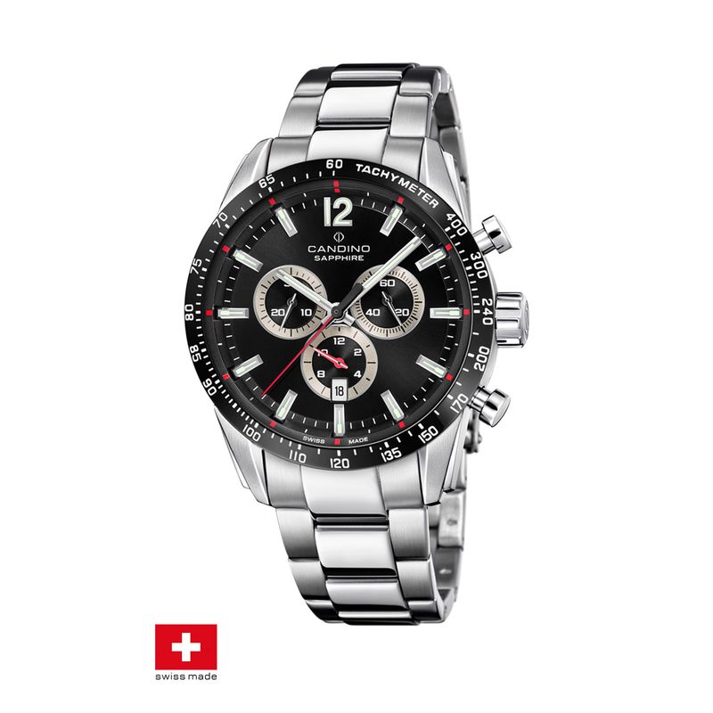 CANDINO - Reloj C4757/D Candino Swiss Negro Hombre Gents Classic