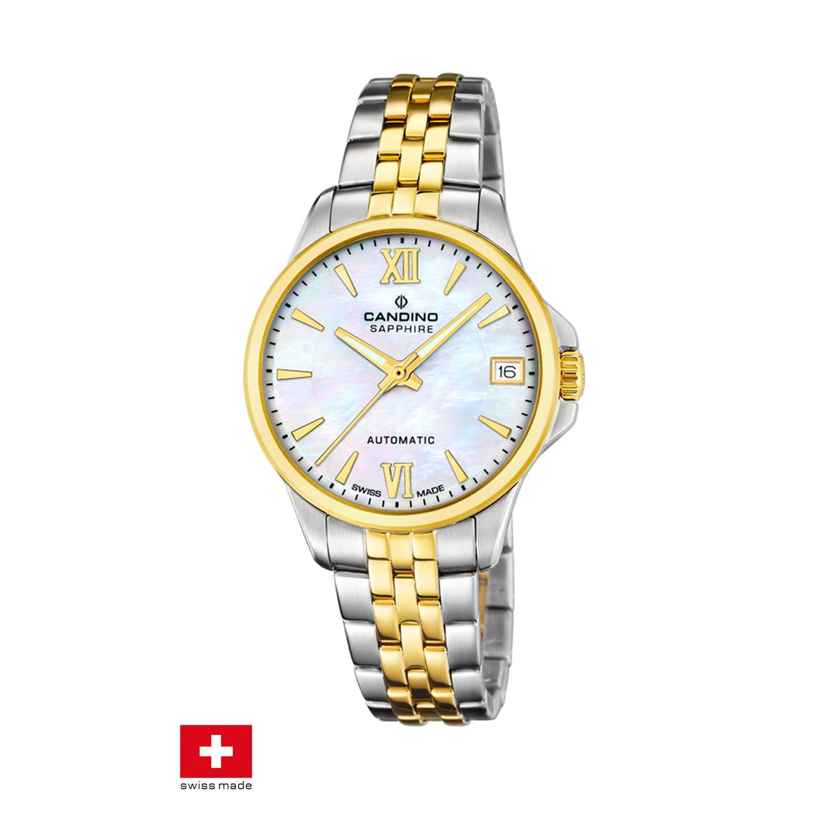 CANDINO - Reloj C4771/6 Candino Swiss Plata Mujer Automático