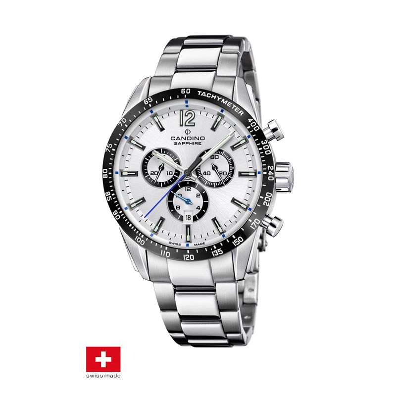 CANDINO - Reloj C4757/A Candino Swiss Blanco Hombre Gents Classic