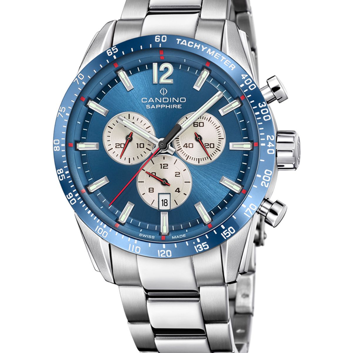 CANDINO - Reloj C4757/B Candino Swiss Azul Hombre Gents Classic