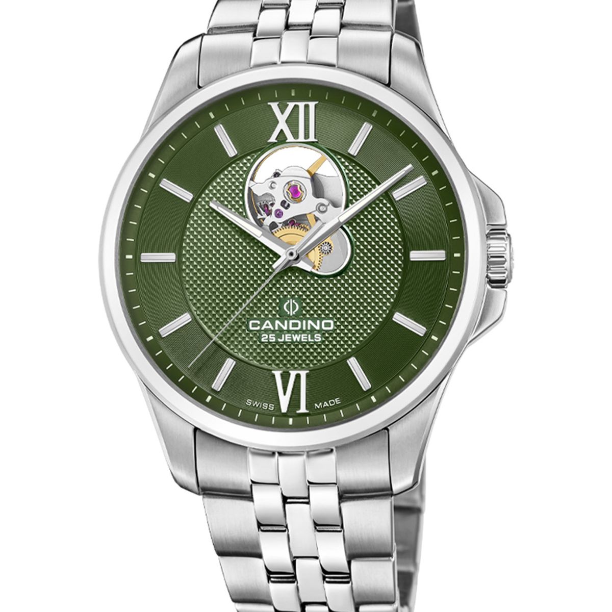 CANDINO - Reloj C4780/5 Candino Swiss Verde Hombre Automático