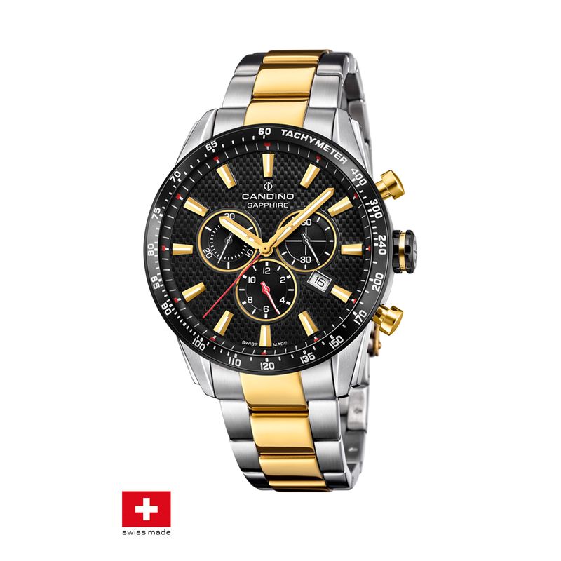 CANDINO - Reloj C4748/D Candino Swiss Negro Hombre Gents Classic