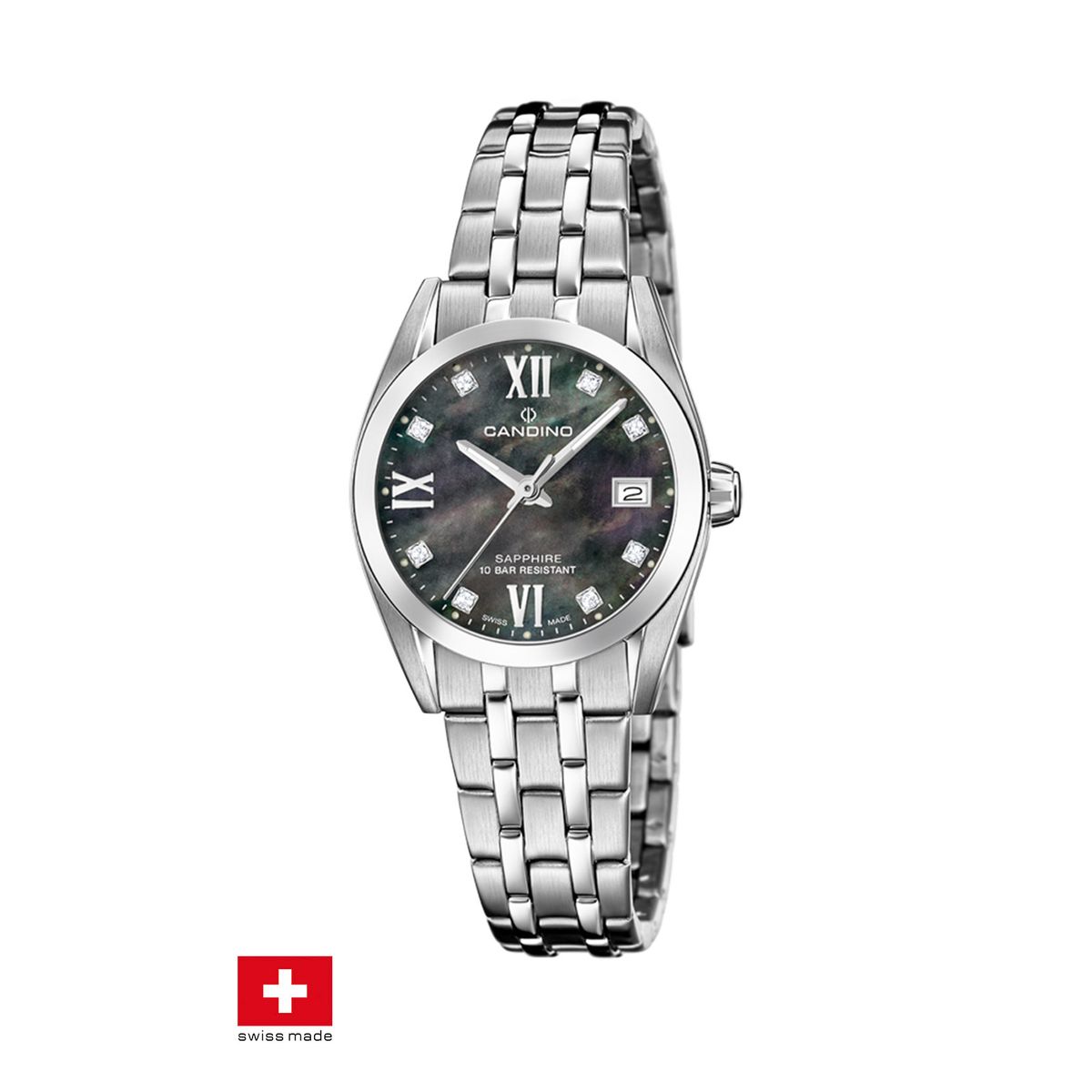 CANDINO - Reloj C4703/G Candino Swiss Negro Mujer Couples Classic