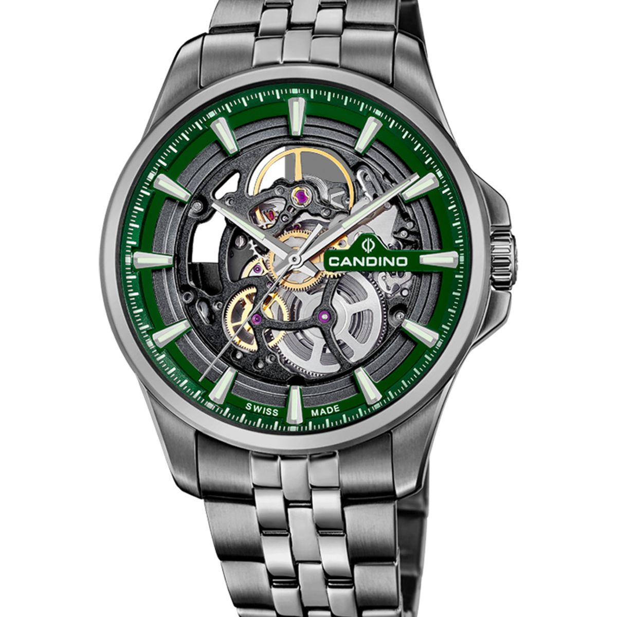CANDINO - Reloj C4782/2 Candino Swiss Verde Hombre Automático