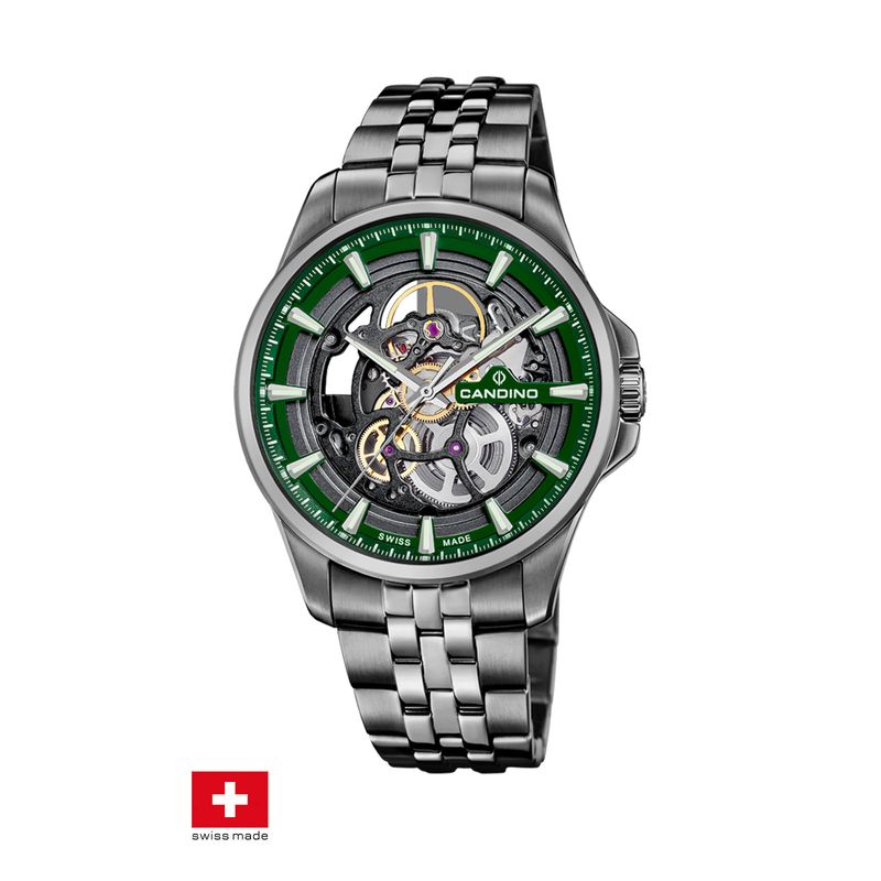 CANDINO - Reloj C4782/2 Candino Swiss Verde Hombre Automático