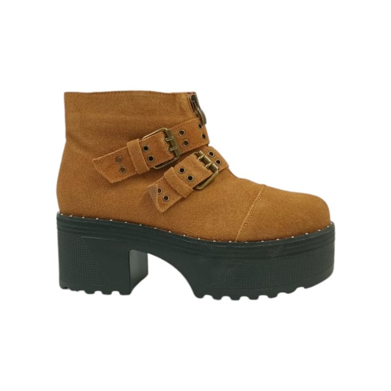 HERIEL - Botin Café Tachas Mujer