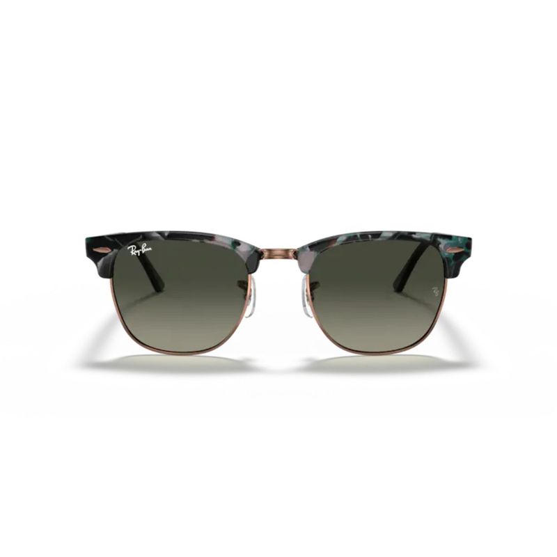 RAY BAN - Lentes de Sol RB3016 Clubmaster Multicolor Verde