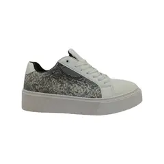 HERIEL - Zapatilla Blanca Plataforma Mujer