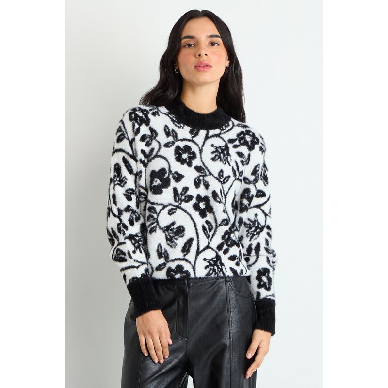 IO - Sweater Negro Mujer Io