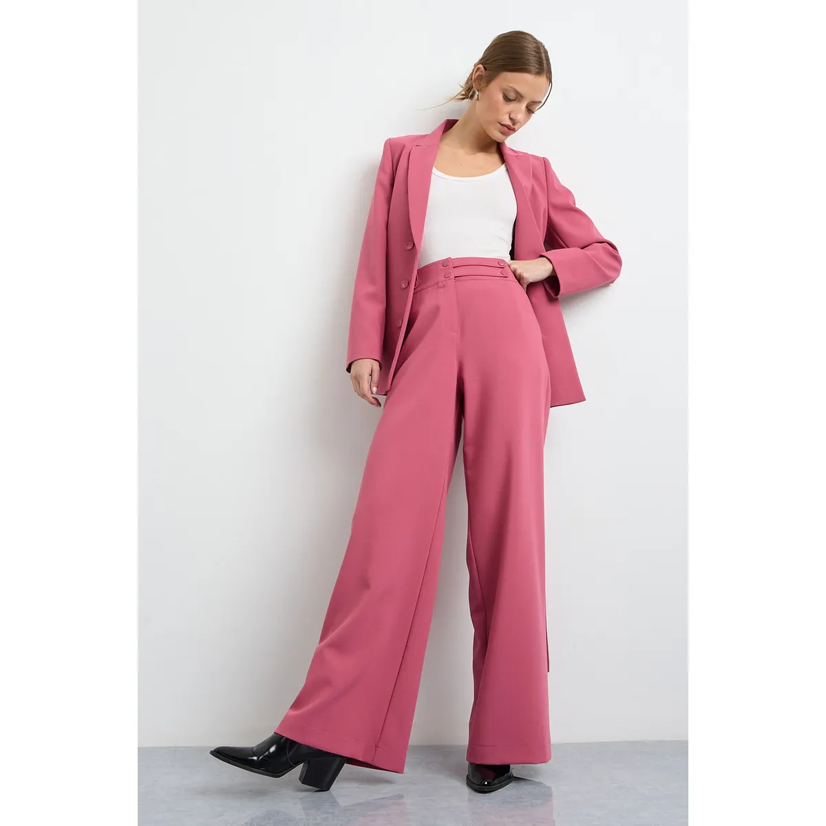 IO - Pantalon Rosado Mujer Io