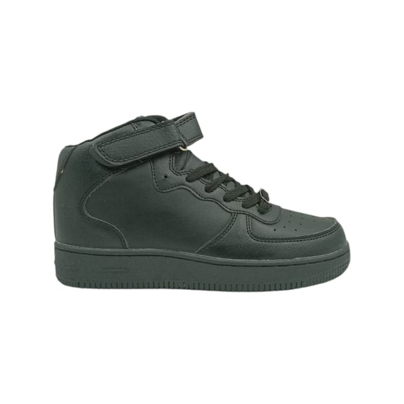 HERIEL - Zapatilla Negra Caña Mujer.