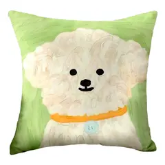 ALTERNATIVE - Funda Decorativa 45x45 cm - Cachorro Beige Acogedor - 782