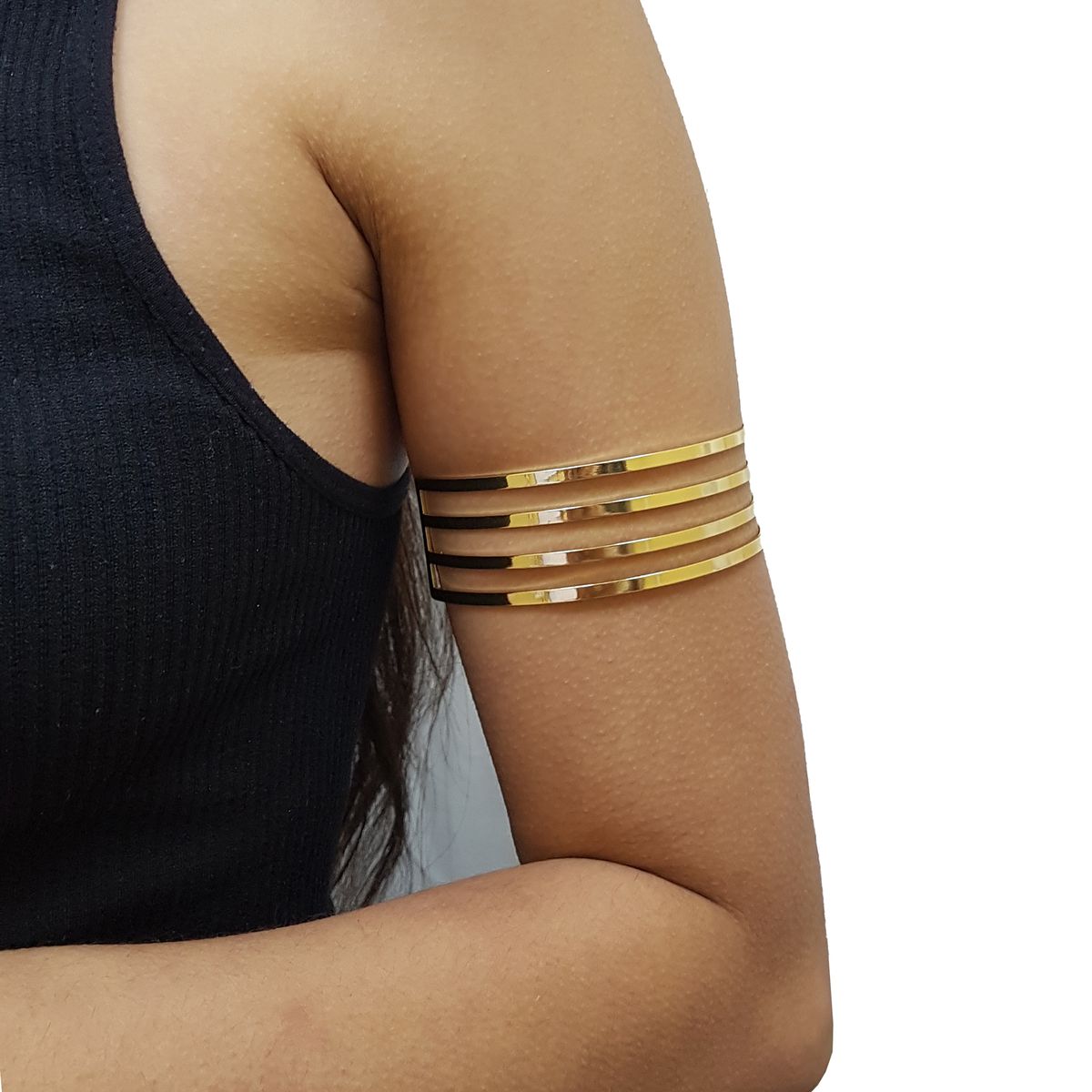 GENERICO - Brazalete  Pulsera Fantasía Para Brazo Ajustable Rami