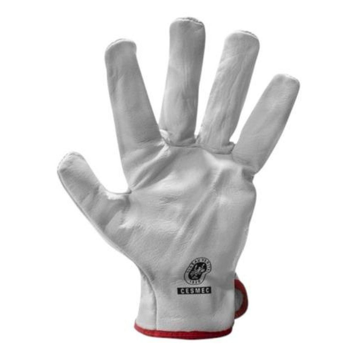 RESISTOR - Guantes Cabritilla Sin Forro - Pack 12 Pares - Blanco