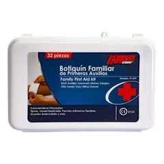 STEELPRO - Botiquin Primeros Auxilios Para 10 Personas