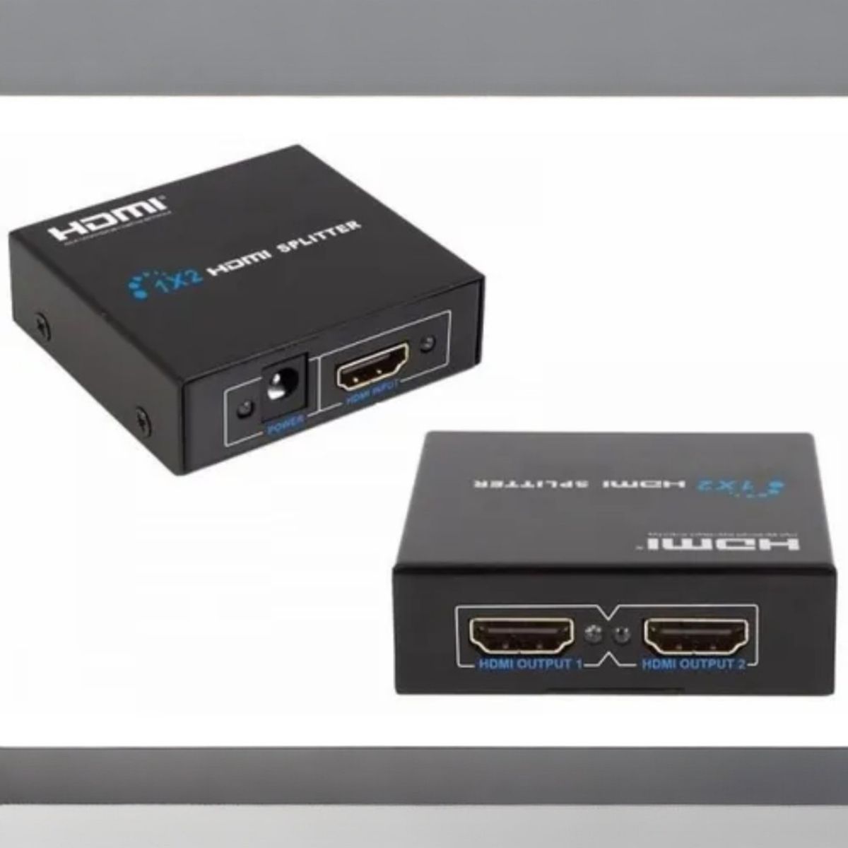 ANGELES DEL HOGAR - SPLITTER HDMI 2 PUERTOS DE SALIDA FULL HD 1080P TV