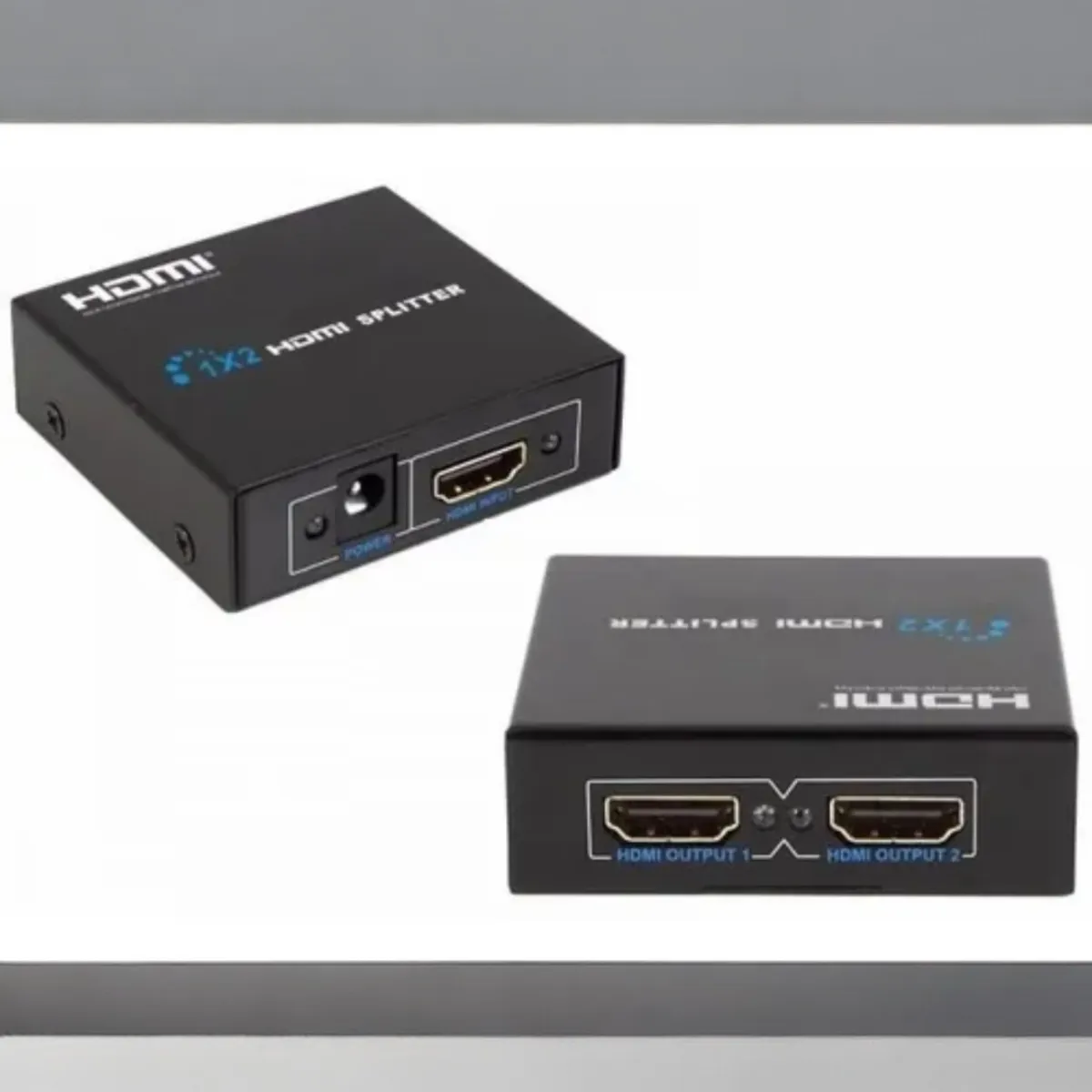 ANGELES DEL HOGAR - SPLITTER HDMI 2 PUERTOS DE SALIDA FULL HD 1080P TV