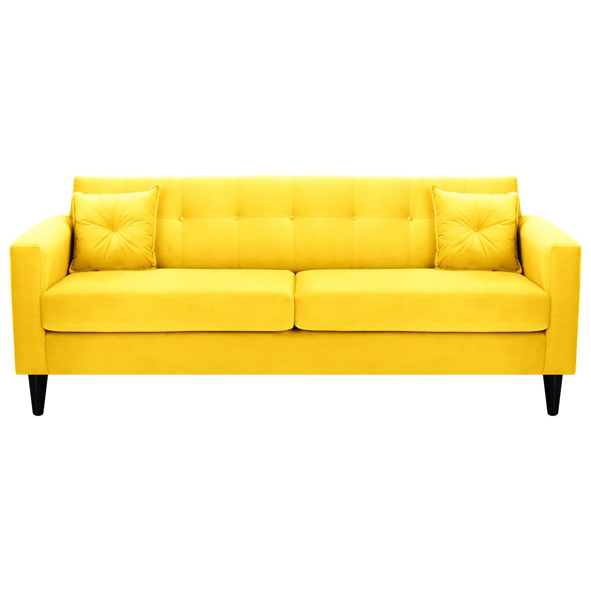 BODEVIR - Sofa New Retro 3CG Felpa 00 Amarillo