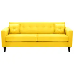 BODEVIR - Sofa New Retro 3CG Felpa 00 Amarillo