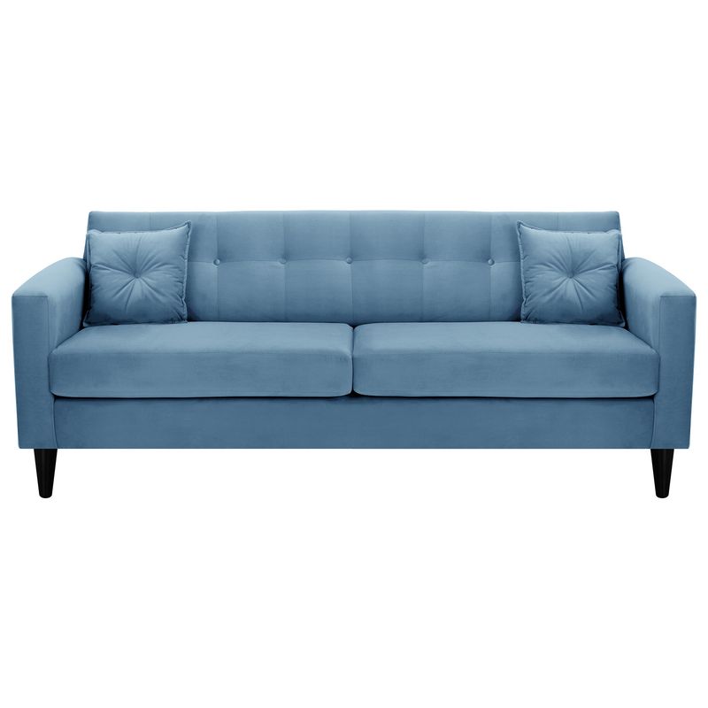 BODEVIR - Sofa New Retro 3CG Felpa 00 Azul Petroleo
