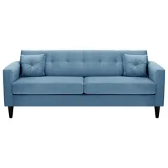 BODEVIR - Sofa New Retro 3CG Felpa 00 Azul Petroleo