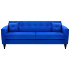 BODEVIR - Sofa New Retro 3CG Felpa 00 Azul Rey