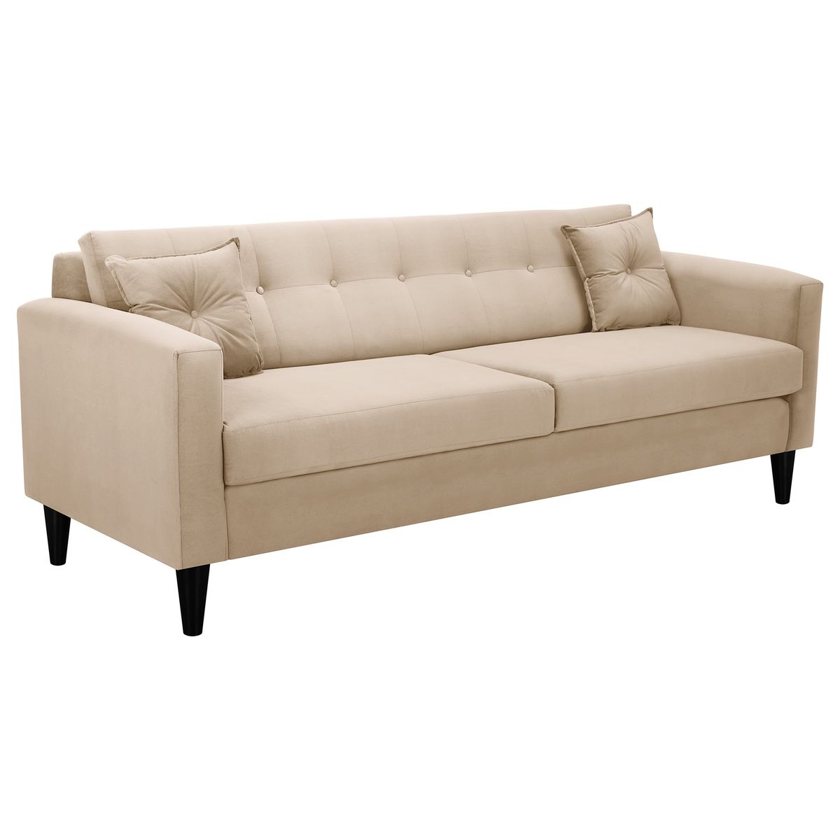BODEVIR - Sofa New Retro 3CG Felpa 00 Beige