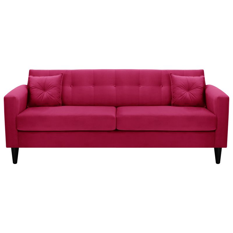 BODEVIR - Sofa New Retro 3CG Felpa 00 Burdeo