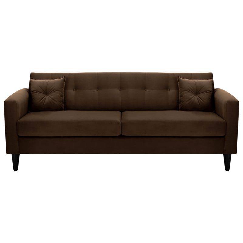 BODEVIR - Sofa New Retro 3CG Felpa 00 Chocolate