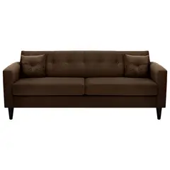 BODEVIR - Sofa New Retro 3CG Felpa 00 Chocolate