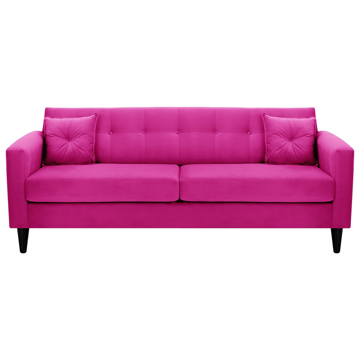 BODEVIR - Sofa New Retro 3CG Felpa 00 Fucsia
