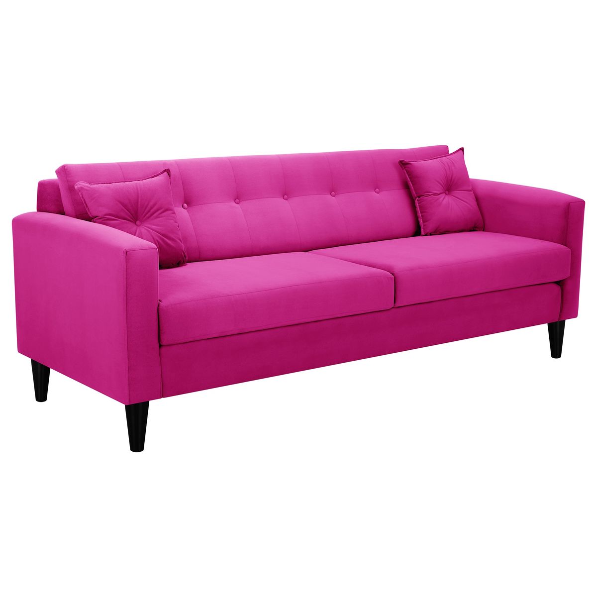 BODEVIR - Sofa New Retro 3CG Felpa 00 Fucsia