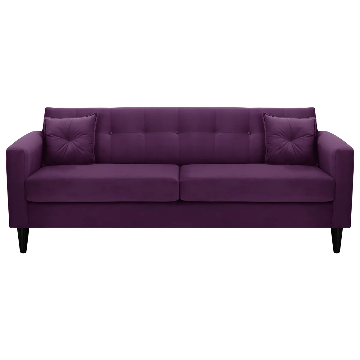 BODEVIR - Sofa New Retro 3CG Felpa 00 Morado