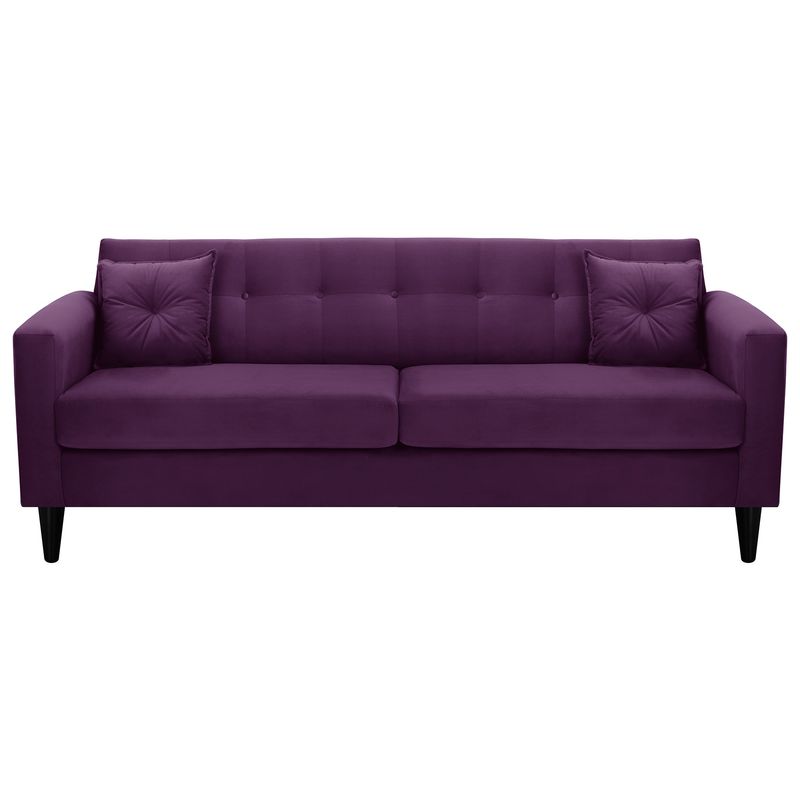 BODEVIR - Sofa New Retro 3CG Felpa 00 Morado