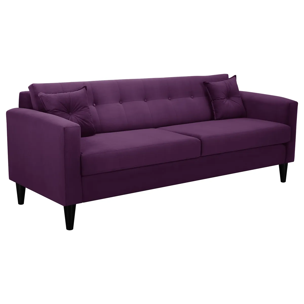 BODEVIR - Sofa New Retro 3CG Felpa 00 Morado