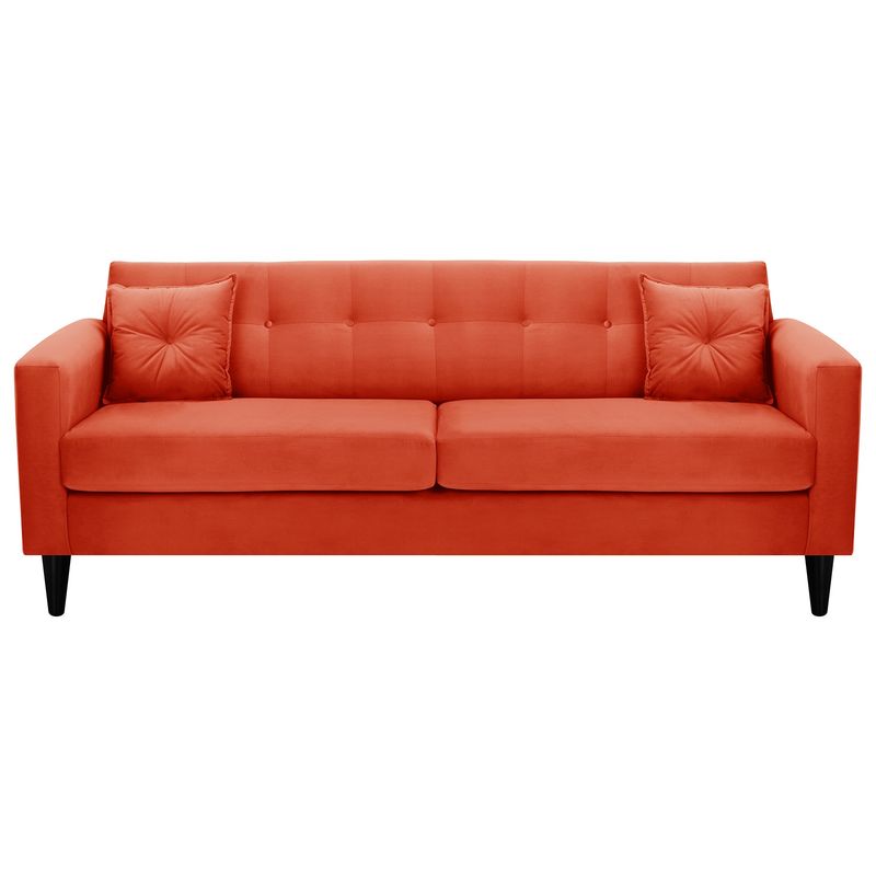 BODEVIR - Sofa New Retro 3CG Felpa 00 Naranja