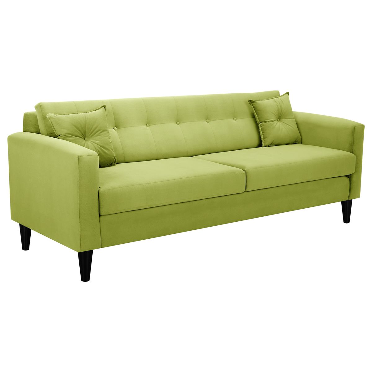 BODEVIR - Sofa New Retro 3CG Felpa 00 Pistacho