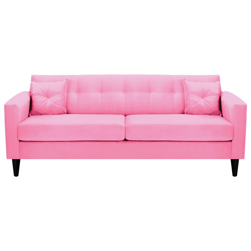 BODEVIR - Sofa New Retro 3CG Felpa 00 Rosado