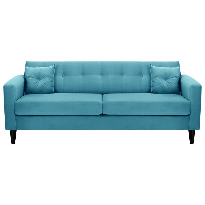 BODEVIR - Sofa New Retro 3CG Felpa 00 Turquesa