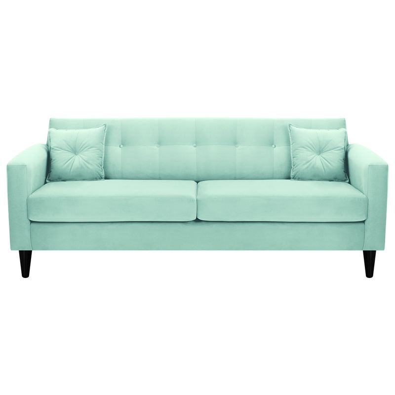 BODEVIR - Sofa New Retro 3CG Felpa 00 Verde Agua