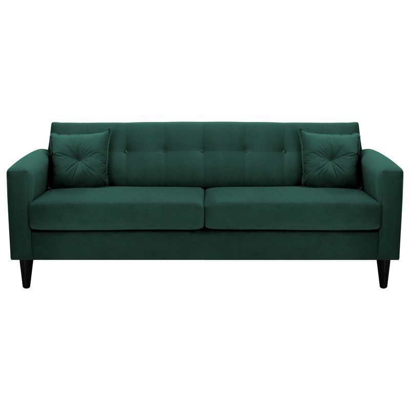 BODEVIR - Sofa New Retro 3CG Felpa 00 Verde Botella