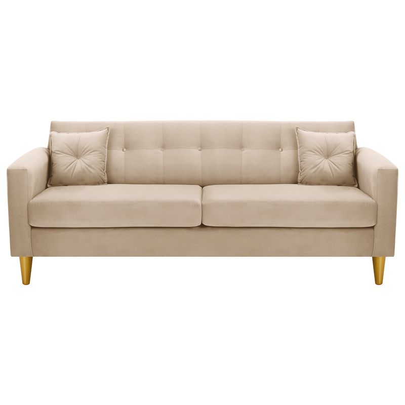 BODEVIR - Sofa New Retro 3CG Felpa 01 Beige