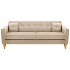 BODEVIR - Sofa New Retro 3CG Felpa 01 Beige