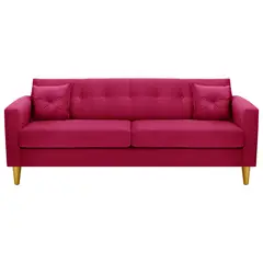 BODEVIR - Sofa New Retro 3CG Felpa 01 Burdeo