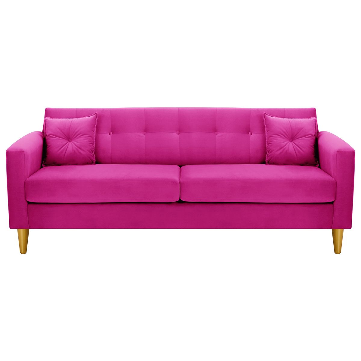 BODEVIR - Sofa New Retro 3CG Felpa 01 Fucsia