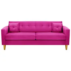 BODEVIR - Sofa New Retro 3CG Felpa 01 Fucsia