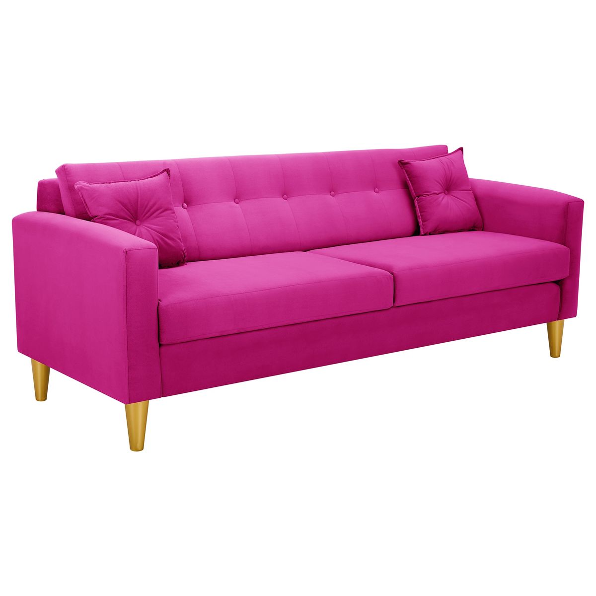 BODEVIR - Sofa New Retro 3CG Felpa 01 Fucsia