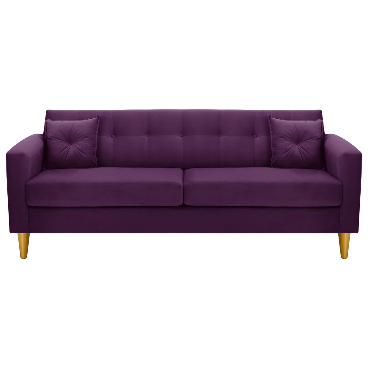 BODEVIR - Sofa New Retro 3CG Felpa 01 Morado